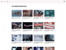 Tablet Screenshot of legroupuscule.com